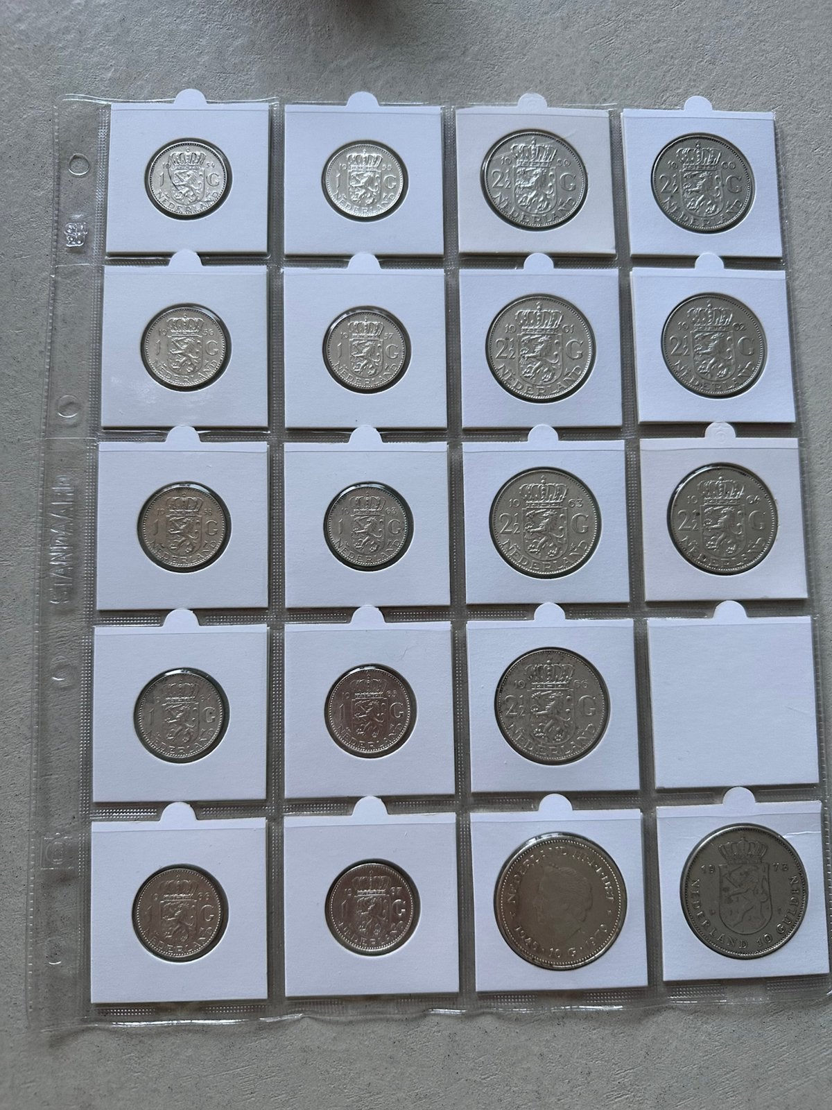 Complete serie Juliana zilver (zie foto’s), Ophalen of Verzenden, Koningin Juliana, 10 gulden, Zilver