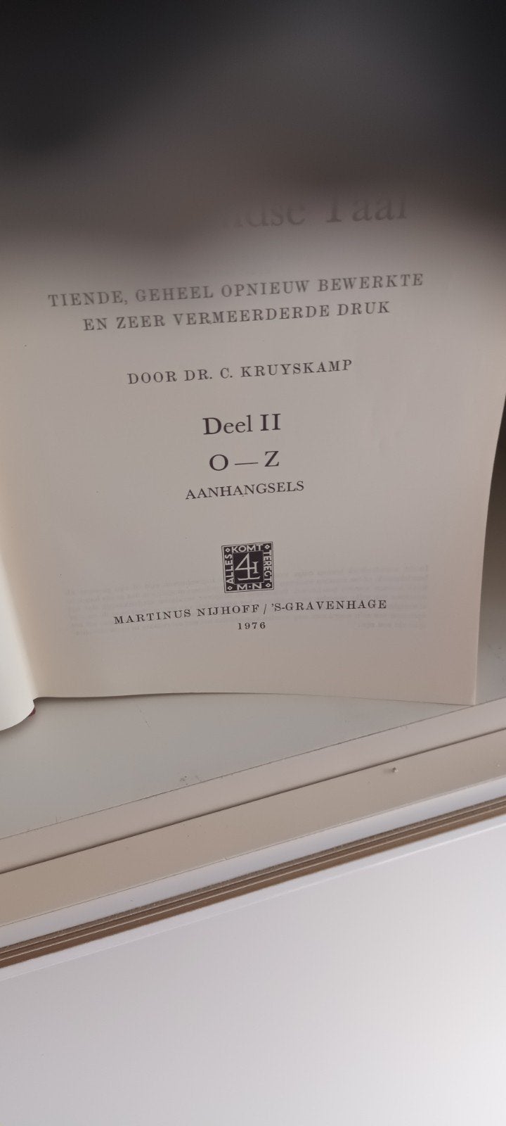 Grootwoordenboek der Nederlandse taal, Ophalen, Gelezen, Van Dale, Nederlands