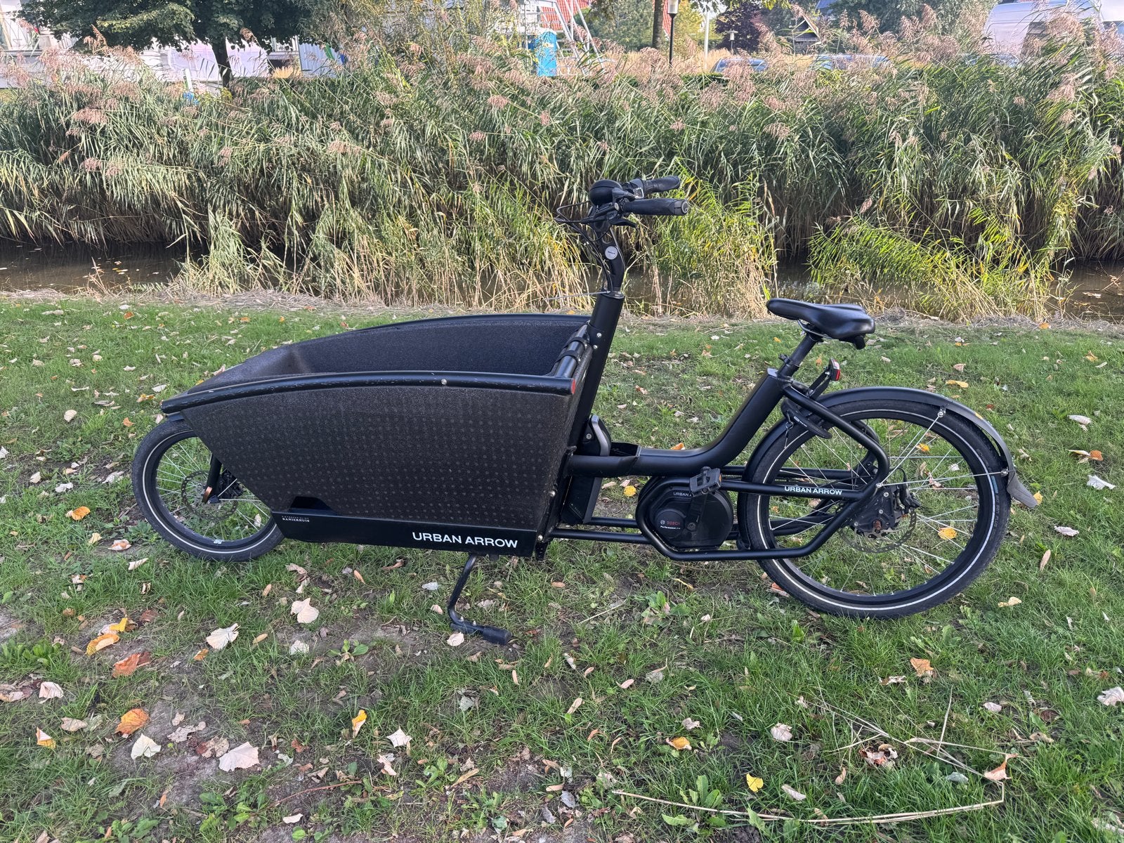 Urban Arrow Family Performance Black 500wH Bakfiets, Gebruikt, Elektrisch, 2 kinderen, Schijfrem