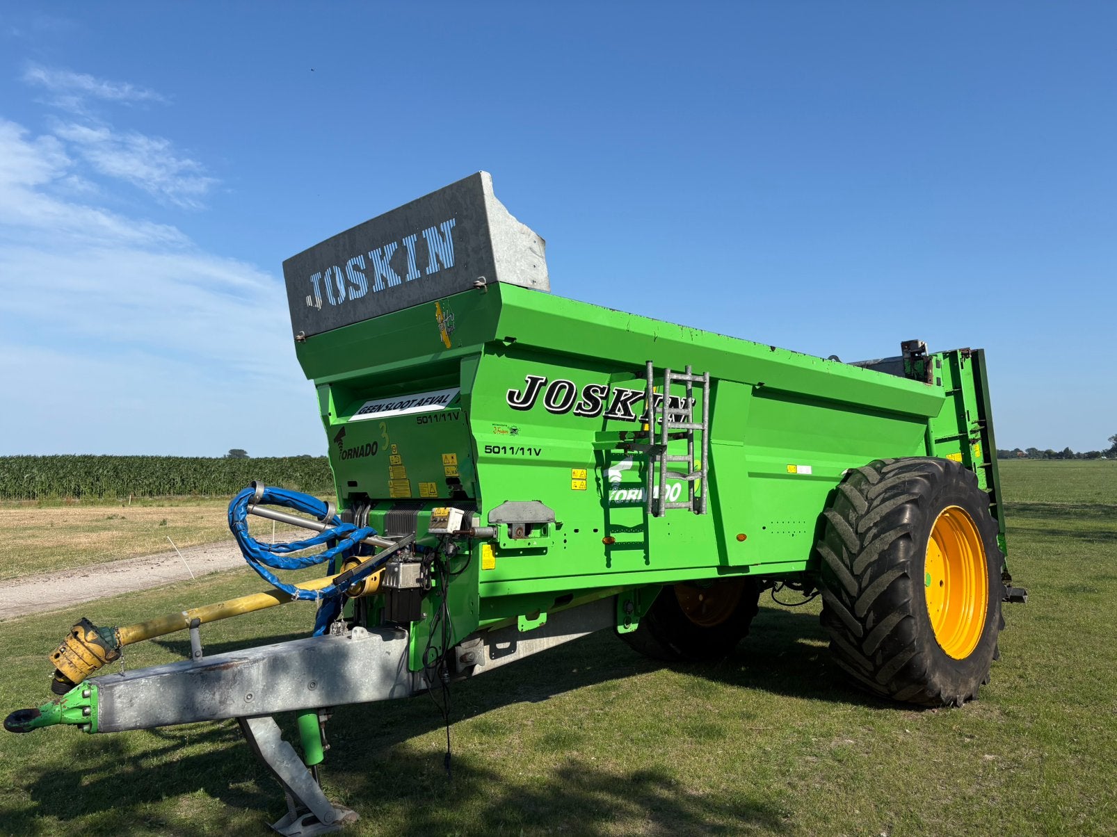 Joskin Tornado Mestwagen breedstrooier, Zakelijke goederen, Ophalen, Glastuinbouw, Gewasbescherming en Bemesting