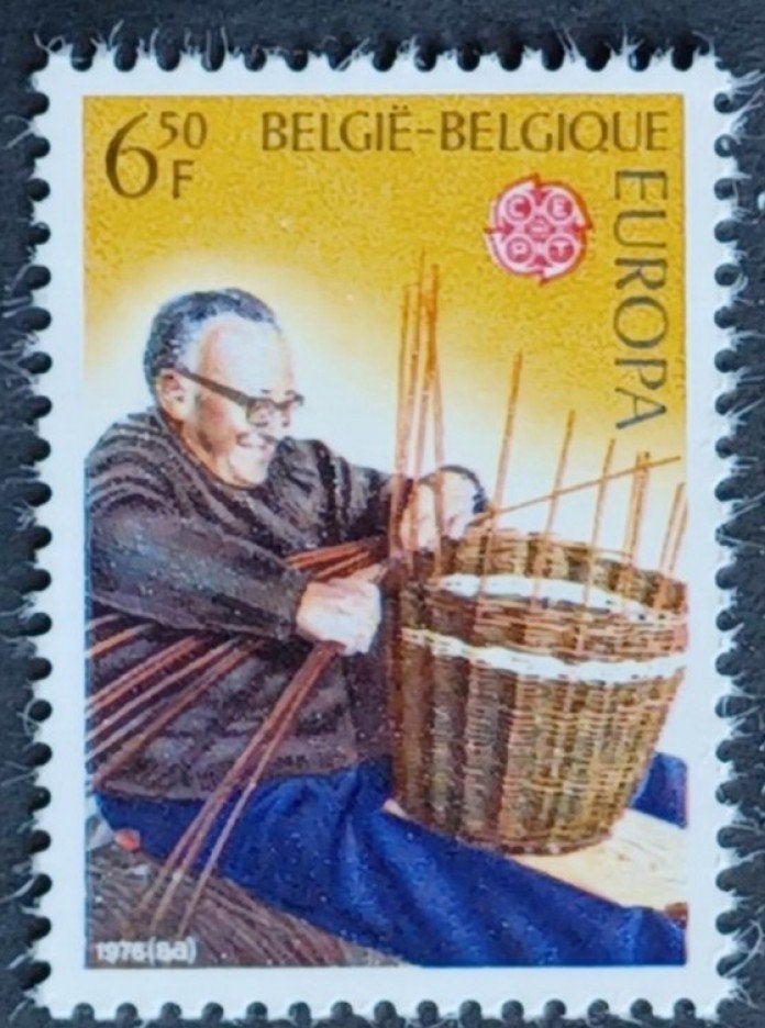 België 1976 - OBP 1805 - Dag van de postzegel, Postzegels en Munten, Postzegels | Europa | België, Frankeerzegel, Ophalen of Verzenden
