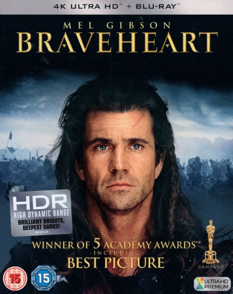 Braveheart - 4K Ultra HD + Blu-ray + Bonus - NL ondertiteld, Engels, Nederlands, Ophalen of Verzenden, Zo goed als nieuw