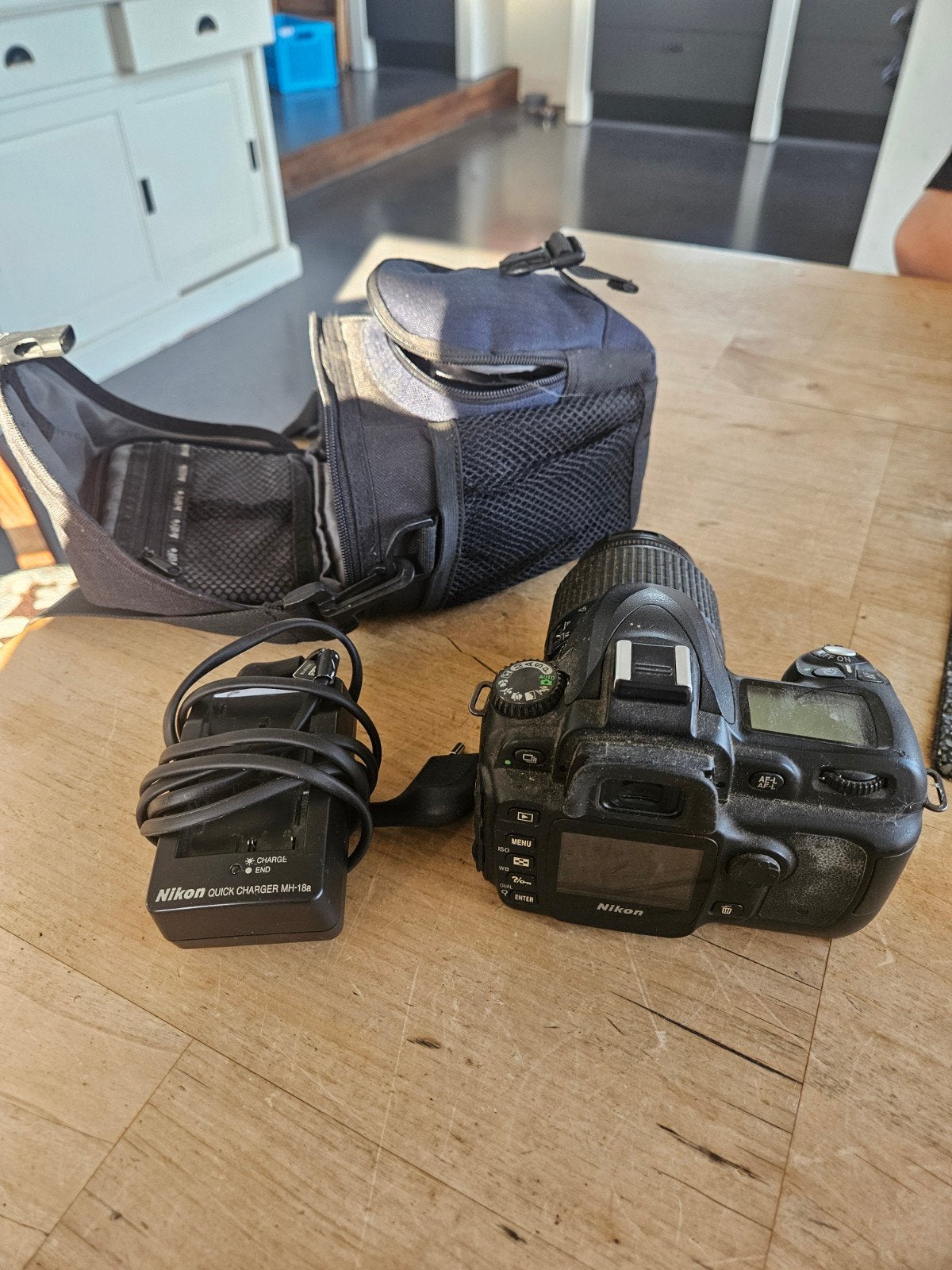Nikon D50 Spiegelreflexcamera met lens en accessoires, Gebruikt, Spiegelreflex, Ophalen of Verzenden, Nikon