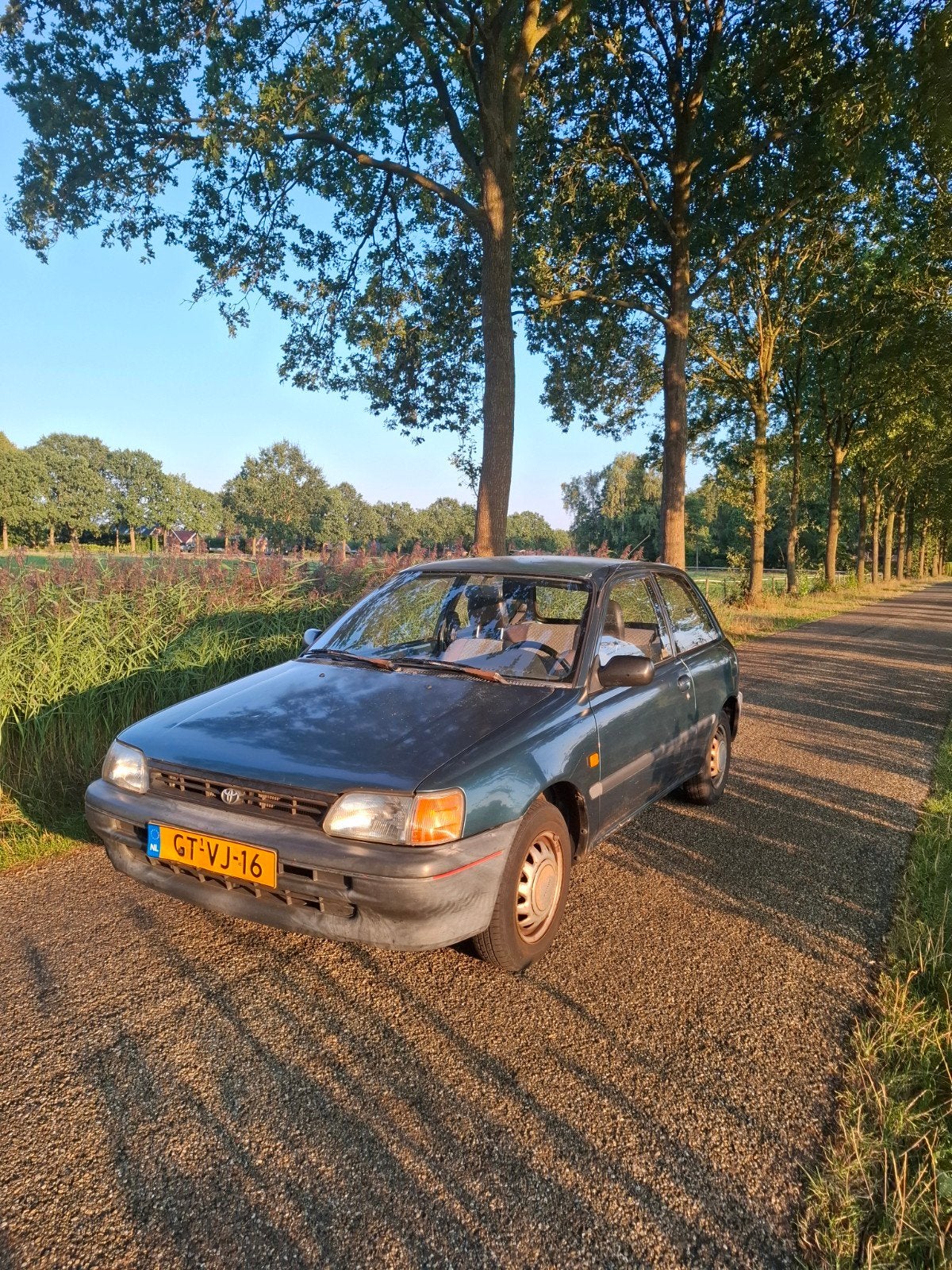 Toyota Starlet 1.3 XLI 12V E2 1993 Groen, 4 cilinders, Origineel Nederlands, Handgeschakeld, Particulier