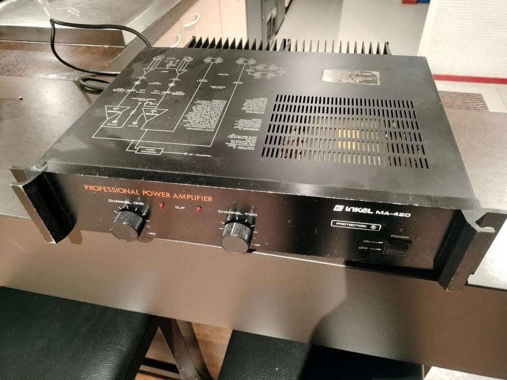 Inkel MA-420 Professionele Eindversterker, Audio, Tv en Foto, Ophalen of Verzenden