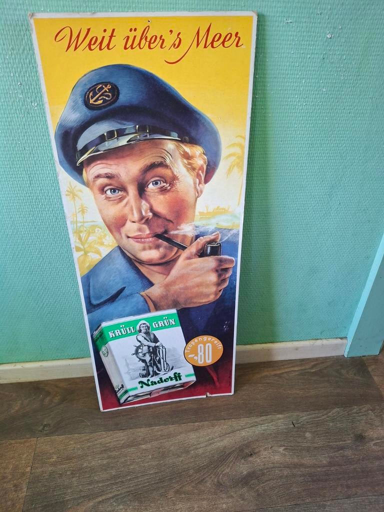 Oud Reklamebord, Verzamelen, Merken en Reclamevoorwerpen, Ophalen of Verzenden, Gebruikt, Reclamebord
