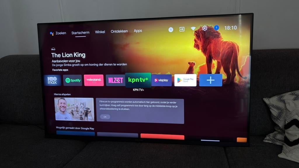 Google Android 4k UHD smart tv 50 inch, 50 Hz, Zo goed als nieuw, 100 cm of meer, 4k (UHD)