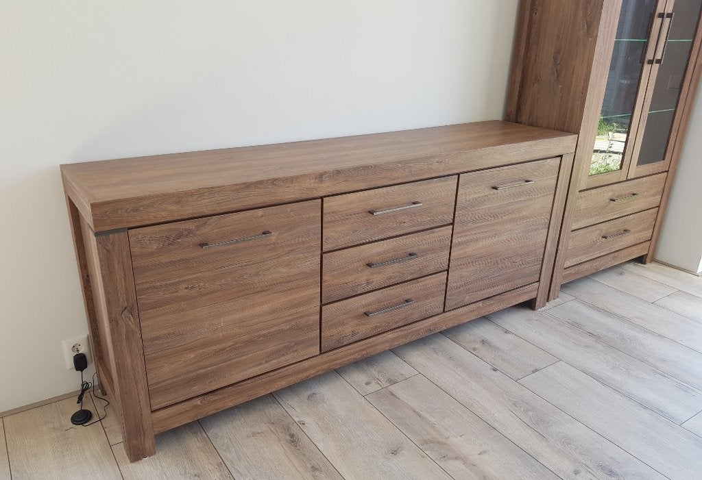 VOORRAAD Robuust dressoir met soft-close laden/ deuren NIEUW, Met plank(en), 150 tot 200 cm, Nieuw, Ophalen of Verzenden