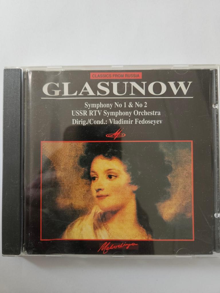 Glazunov: Symfonieën 1 & 2 - USSR RTV Symfonie Orkest CD, Ophalen of Verzenden, Romantiek, Zo goed als nieuw, Orkest of Ballet