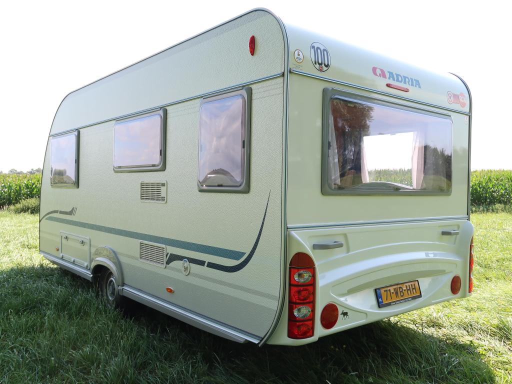Adria Adora 462 PU / voortent / uitbouw / Thule luifel, Caravans en Kamperen, Caravans, Rondzit, Bedrijf, 750 - 1000 kg, Schokbreker