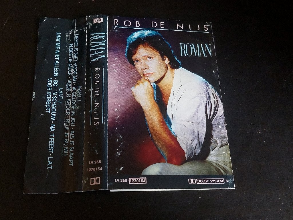 ROB DE NIJS - ROMAN (MC), Cd's en Dvd's, 1 bandje, Ophalen of Verzenden, Zo goed als nieuw, Origineel