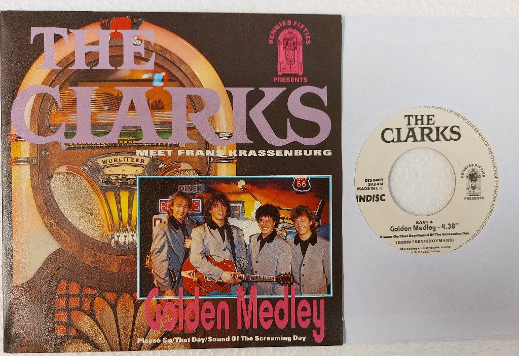 The Clarks VINYL SINGLE Frans Krassenburg Golden Earring NEW, Fotohoes, 7 inch, Ophalen of Verzenden, Pop
