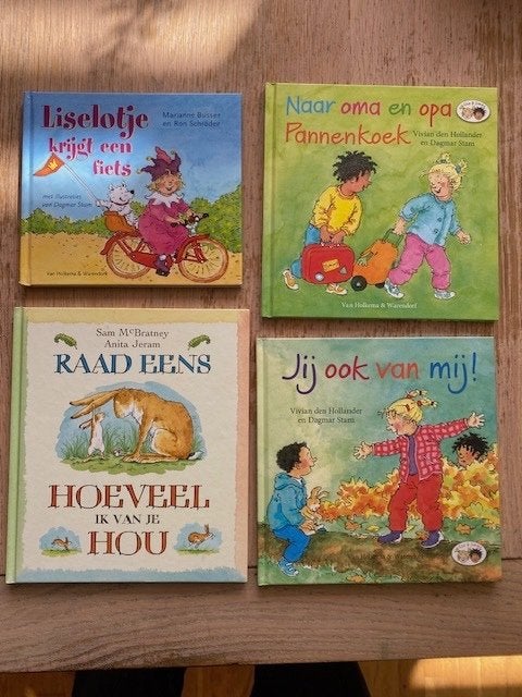 4 voorlees kleuterboeken, Ophalen of Verzenden, Zo goed als nieuw, Fictie algemeen