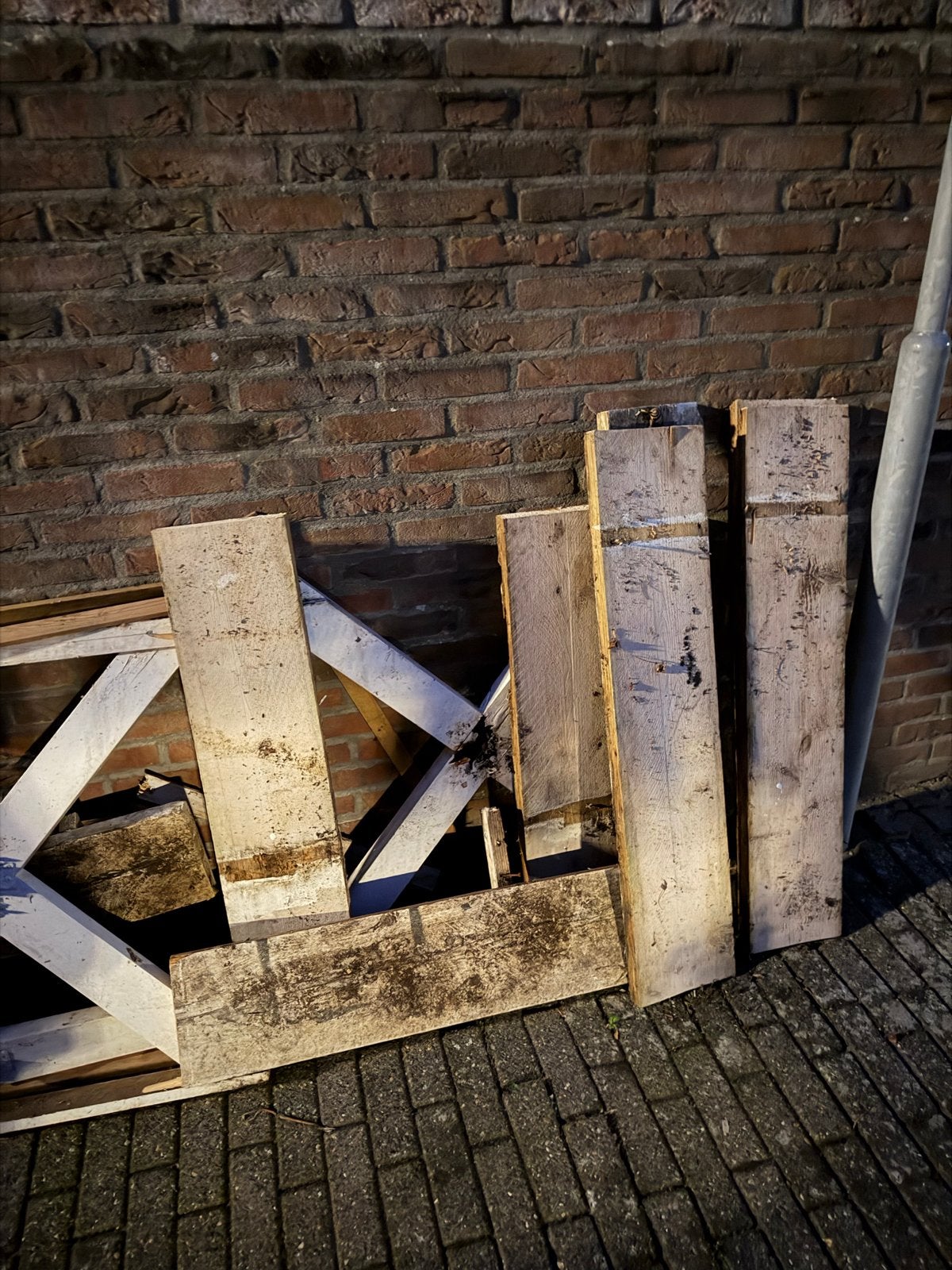 Sloop hout gratis, Gebruikt, Minder dan 25 mm, Overige typen, Ophalen of Verzenden