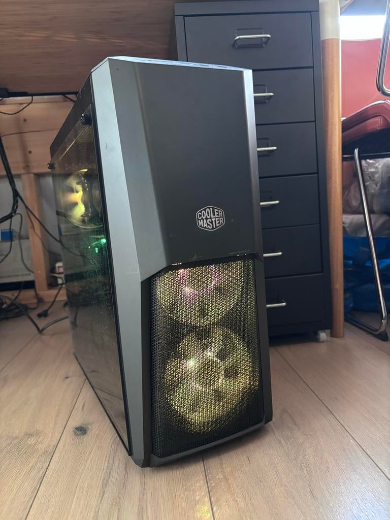 1080p Gaming PC i5-8600, RTX 3060 Ti, 16GB RAM, SSD+HDD, Computers en Software, Desktop Pc's, Ophalen, Gebruikt, Gaming, SSD