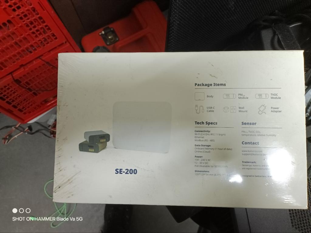 Senseedge Mini SE-200 Luchtkwaliteit Monitor, Ophalen of Verzenden