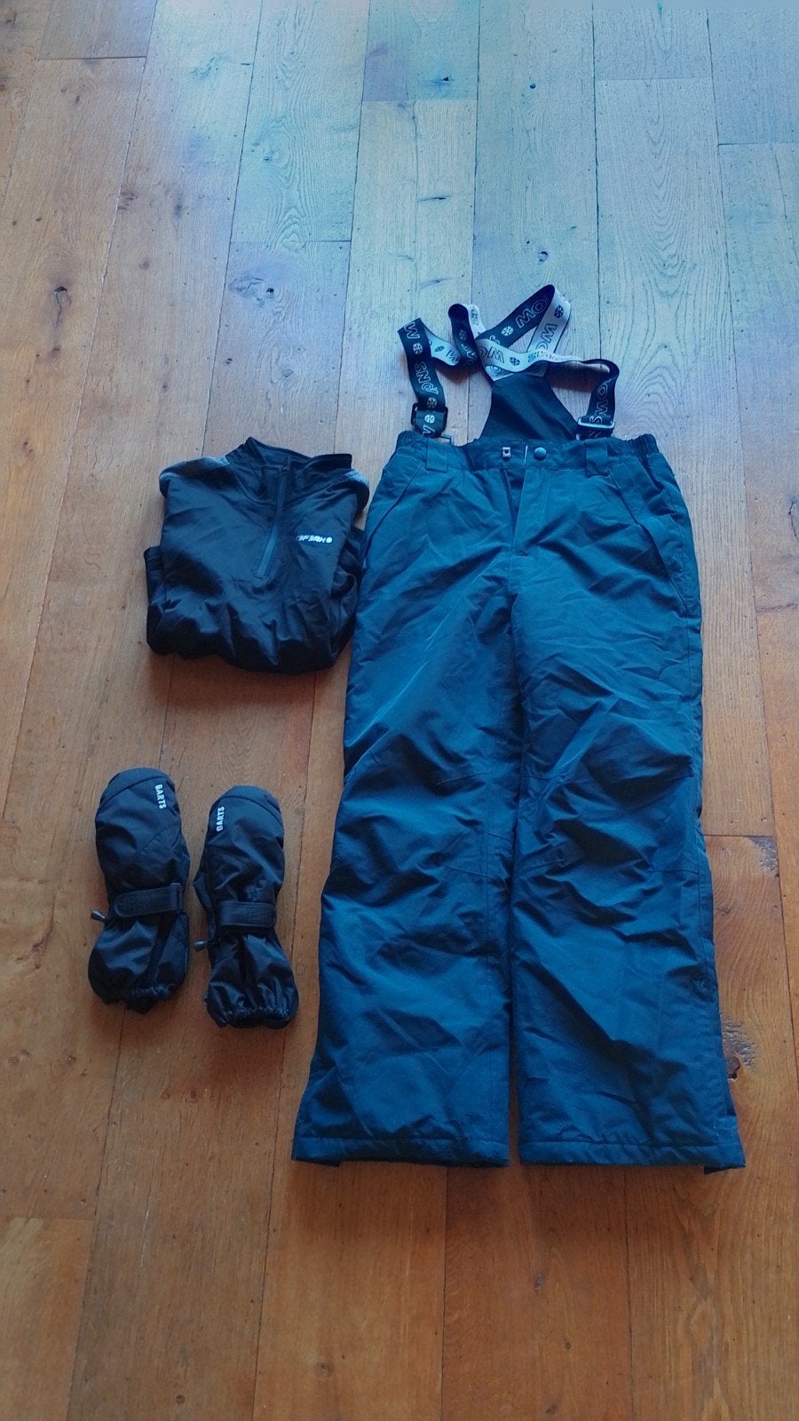 Skikleding set: broek, pulley, handschoenen (maat 134-140), Sport en Fitness, Gebruikt, 100 tot 140 cm, Kleding, Ophalen