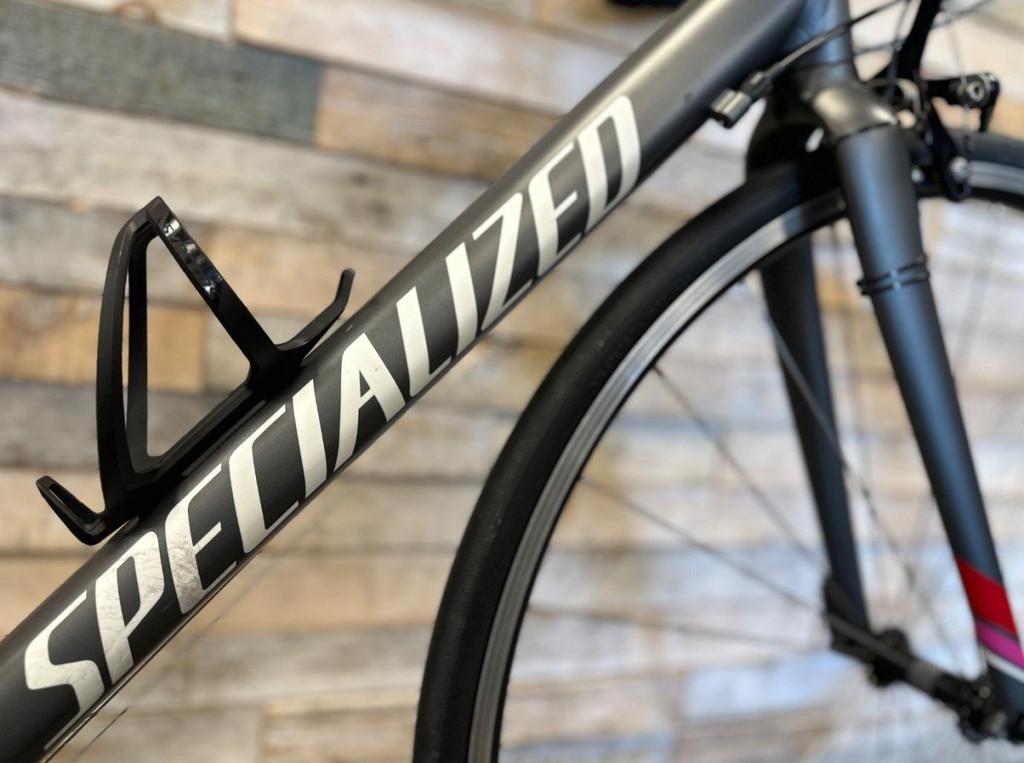 Specialized Dolce Dames Satin Charcoal/Red/Pink/Silver/Metal, Fietsen en Brommers, Fietsen | Racefietsen, Overige merken, Gebruikt
