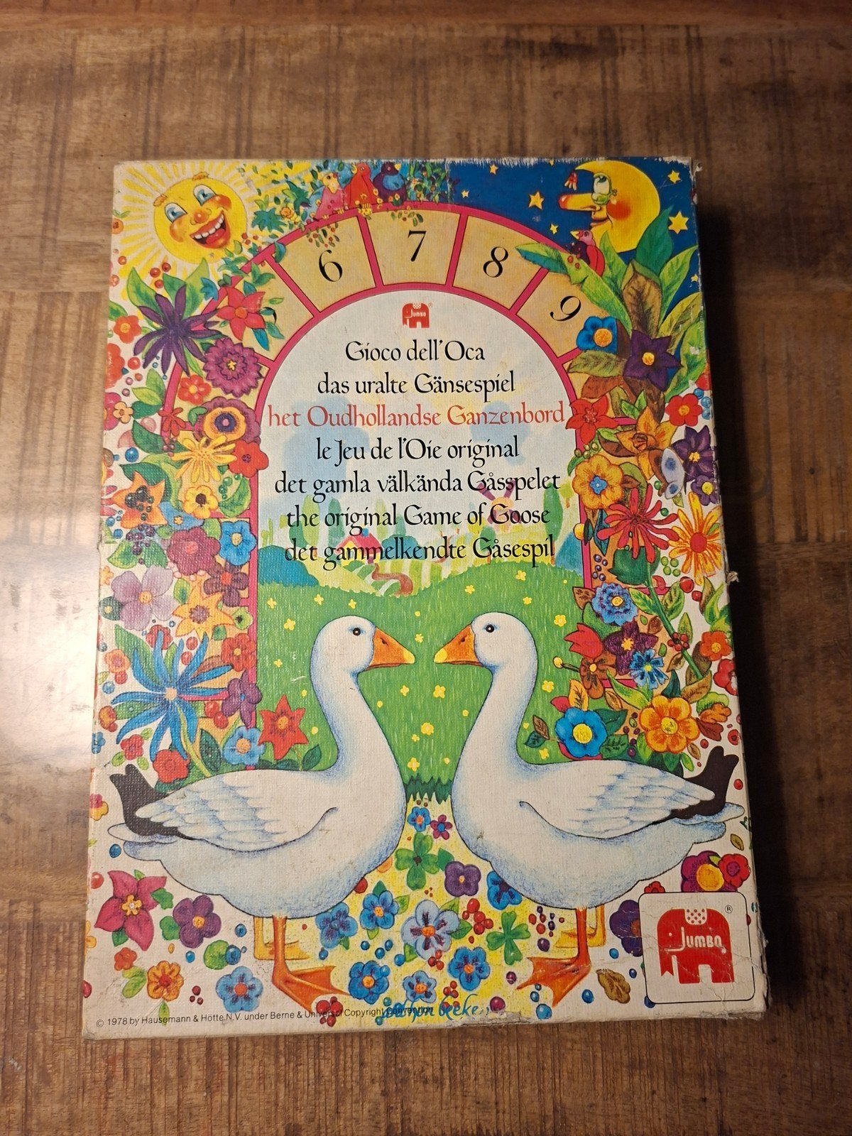 Oud Hollands Ganzenbord (Jumbo), Drie of vier spelers, Ophalen of Verzenden, Gebruikt, Jumbo