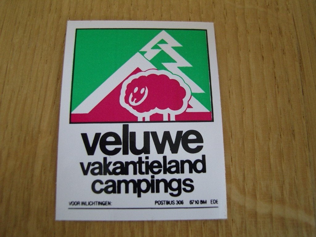 sticker ede veluwe vakantieland campings, Ophalen, Zo goed als nieuw