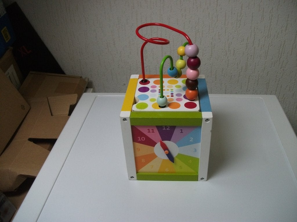 Speelkubus Janod, Kinderen en Baby's, Speelgoed | Houten speelgoed, Ophalen of Verzenden, Gebruikt