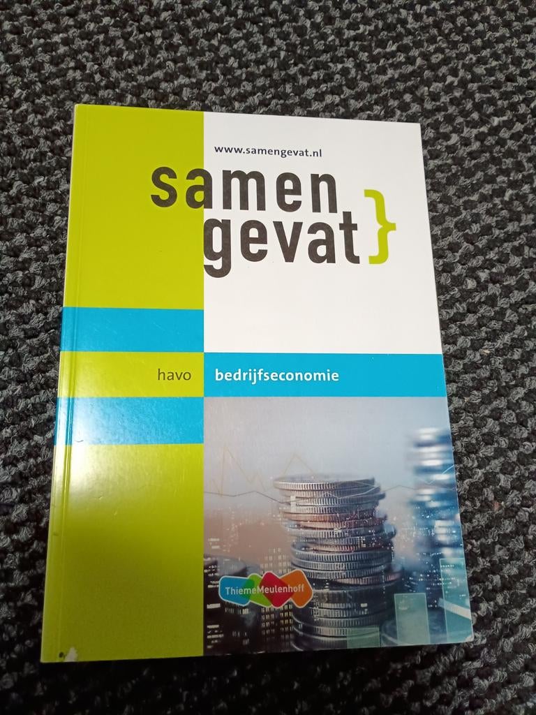 Samengevat Bedrijfseconomie HAVO - Examenvoorbereiding, Ophalen of Verzenden, Gelezen, HAVO, Bedrijfseconomie of M&O