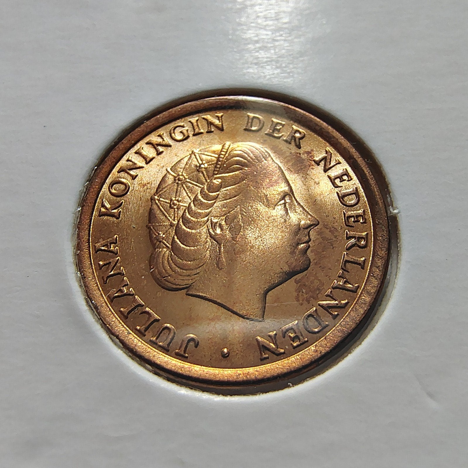 1 cent 1966 Juliana - UNC/FDC, Ophalen of Verzenden, Koningin Juliana, 1 cent, Losse munt