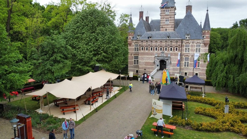 XL stretchtent 26,5x6,5m huren | 225 pers. | incl. opbouw, Ophalen, Nieuw, Geboorte of Huwelijk