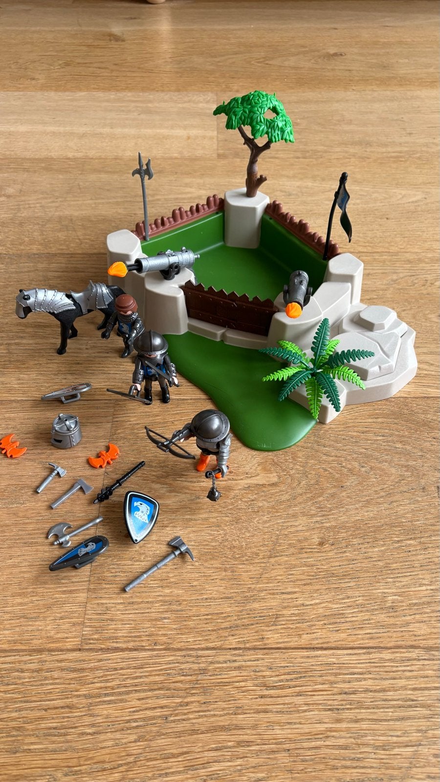 Playmobil Ridder-bastion set 4014, Gebruikt, Complete set, Ophalen of Verzenden, Kasteel/Fort