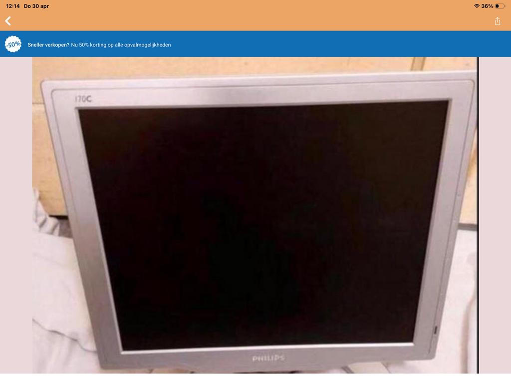 Monitor Philips 🌺 en Acer toetsenboard, Computers en Software, Monitoren, Ophalen of Verzenden, Zo goed als nieuw, 60 Hz of minder
