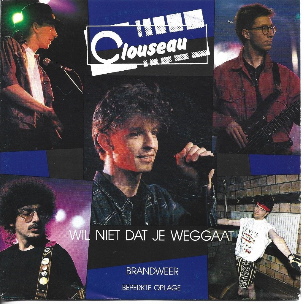Clouseau Wil niet dat je weggaat /Brandweer, Cd's en Dvd's, Vinyl | Nederlandstalig, 10 inch, 1990 - 1999, Ophalen of Verzenden