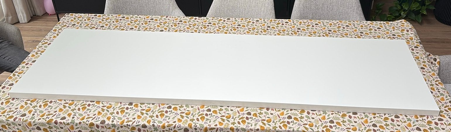 Linnmon tafelblad wit 60x200, Ophalen, Overige typen, Gebruikt, IKEA