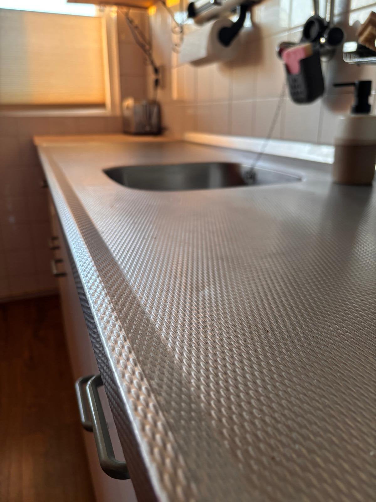 Rvs aanrechtblad 180 x 60cm, Ophalen, Gebruikt, Overige kleuren, 150 tot 200 cm