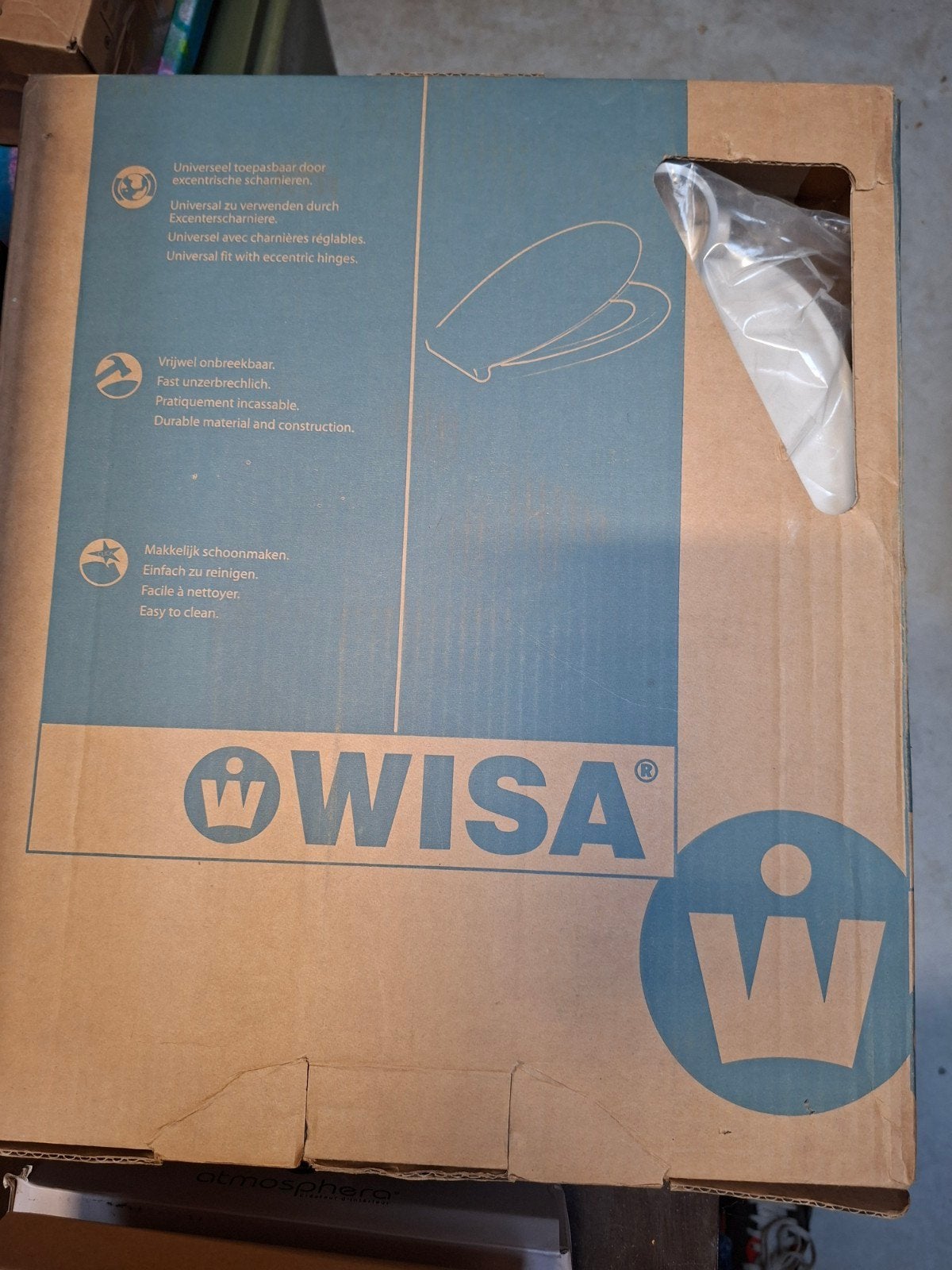 WISA TITAN Toiletzitting - Nieuw in doos zonder bevestiging, Ophalen of Verzenden, Nieuw, Toilet