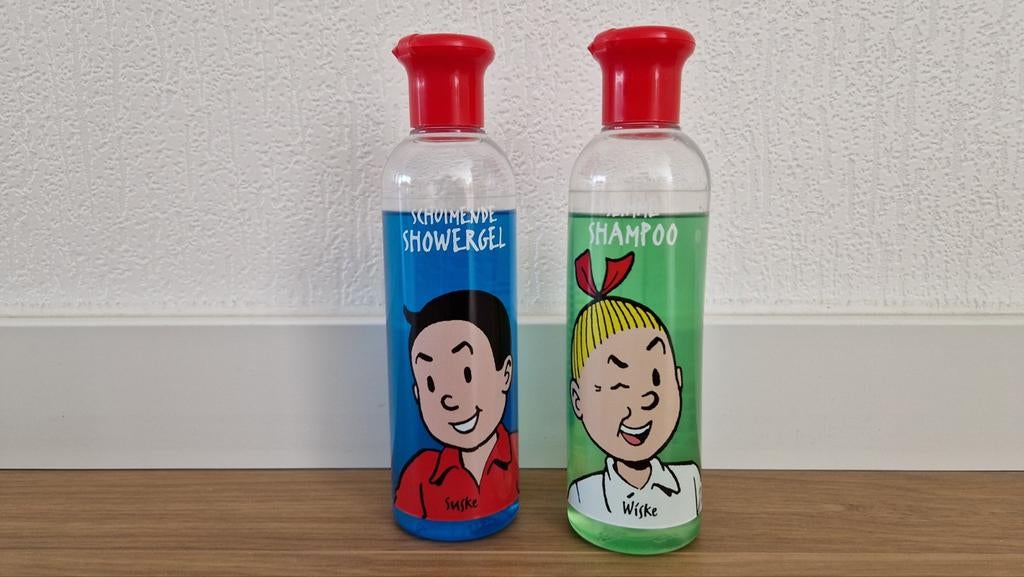 Suske en Wiske douchegel en shampoo, Verzamelen, Ophalen, Suske en Wiske, Zo goed als nieuw, Gebruiksvoorwerp