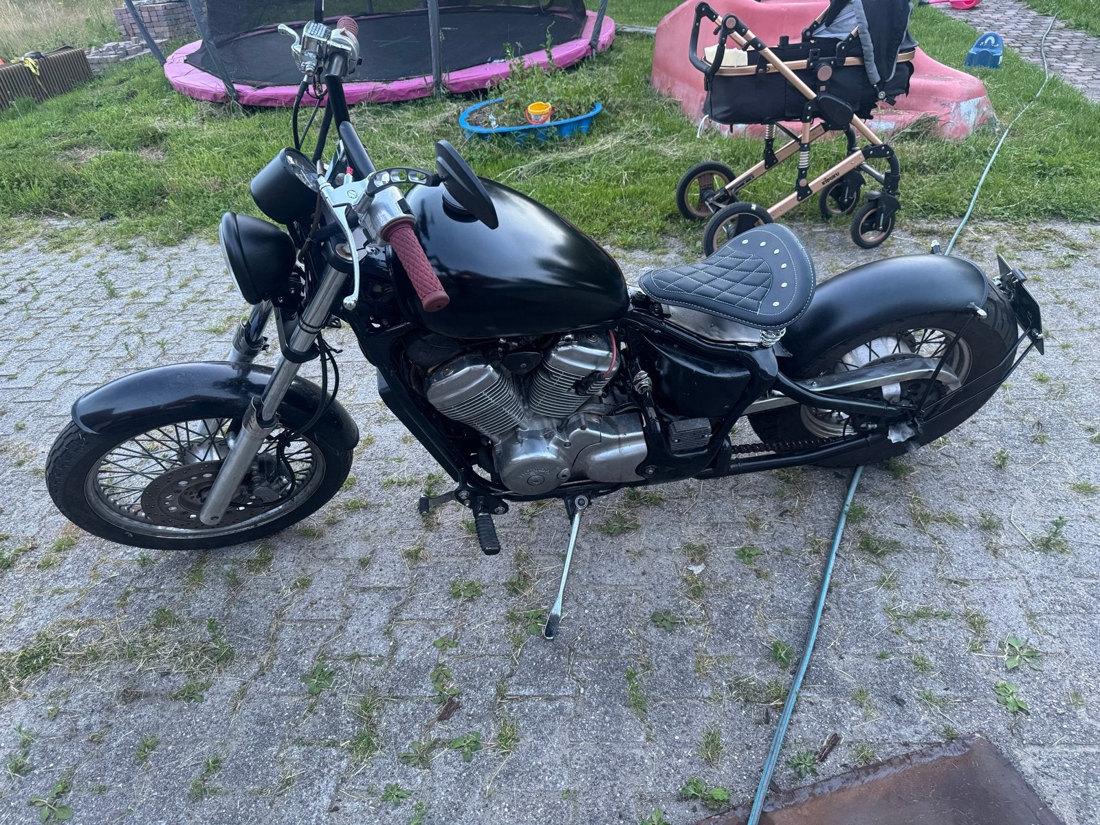 Vt 600 bobber (Duits kenteken ) ruilen ook mogelijk, Ophalen
