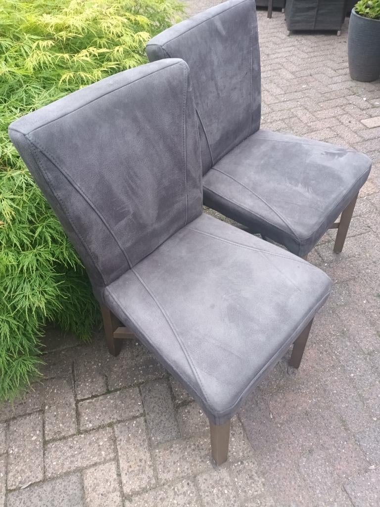 Eetkamerstoelen, Huis en Inrichting, Gebruikt, Bruin, Ophalen of Verzenden, Stof