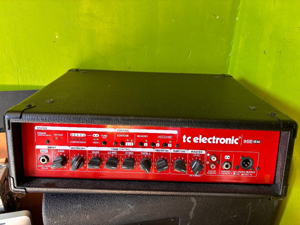 TC Electronic BH500, Muziek en Instrumenten, Versterkers | Bas en Gitaar, Ophalen, Gebruikt, Basgitaar, 100 watt of meer