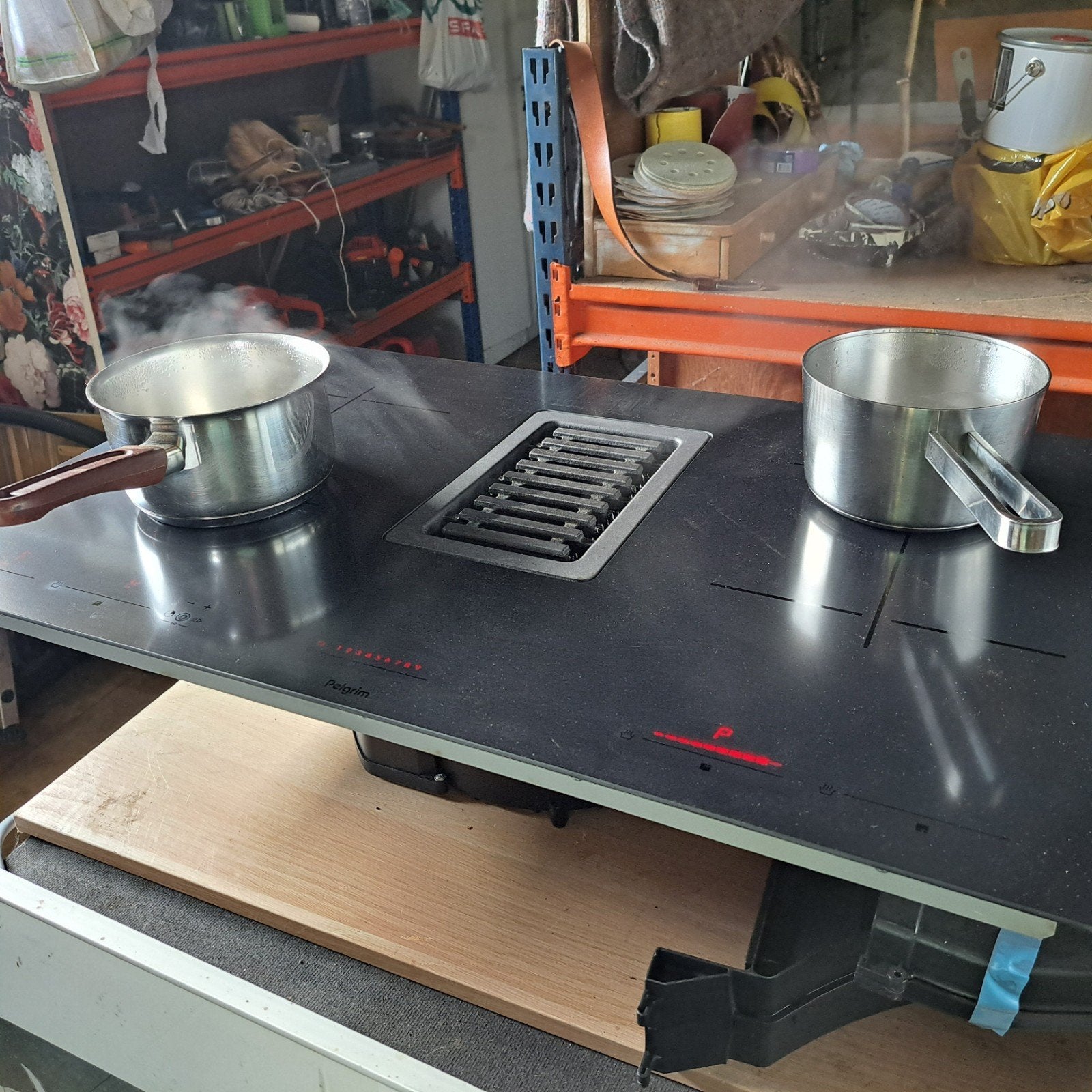 Praktisch NIEUWE 83cm PELGRIM IKR4082Mat INDUCTIEKOOKPLAAT, Witgoed en Apparatuur, Ophalen, Nieuw, 4 kookzones, Energieklasse A of zuiniger