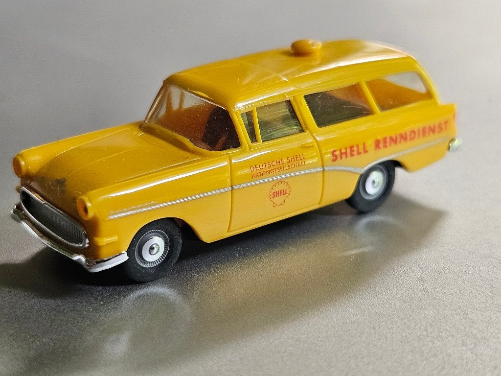 1:87 Opel P1 Caravan Shell Renndienst Brekina € 8,5, Verzenden, Zo goed als nieuw, Auto, Brekina