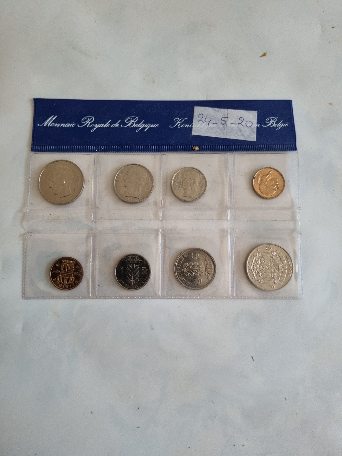 Belgische Munten Set - Monnaie Royale de Belgique, Ophalen of Verzenden, Metaal, Setje