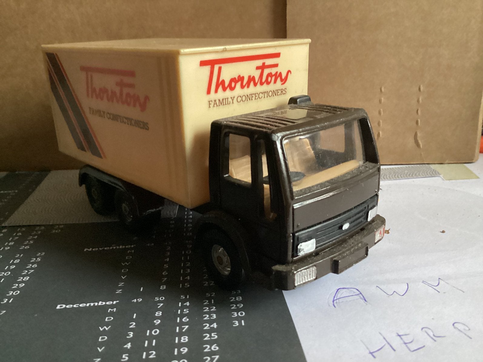 Ford Cargo van Corgi., Ophalen of Verzenden, Zo goed als nieuw, Bus of Vrachtwagen