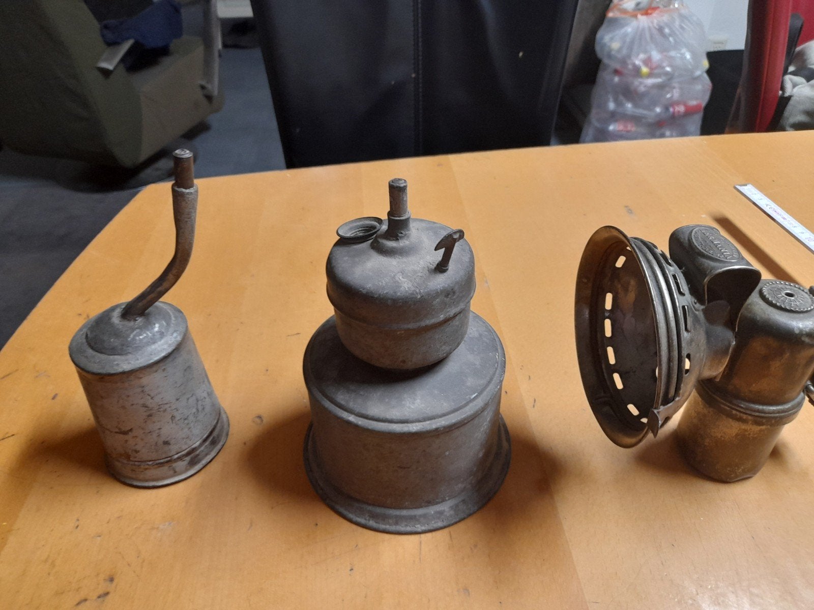 Diverse carbidlampen. 1x rad 1x nederlands voor 1945. Rest o, Ophalen of Verzenden, Nederland