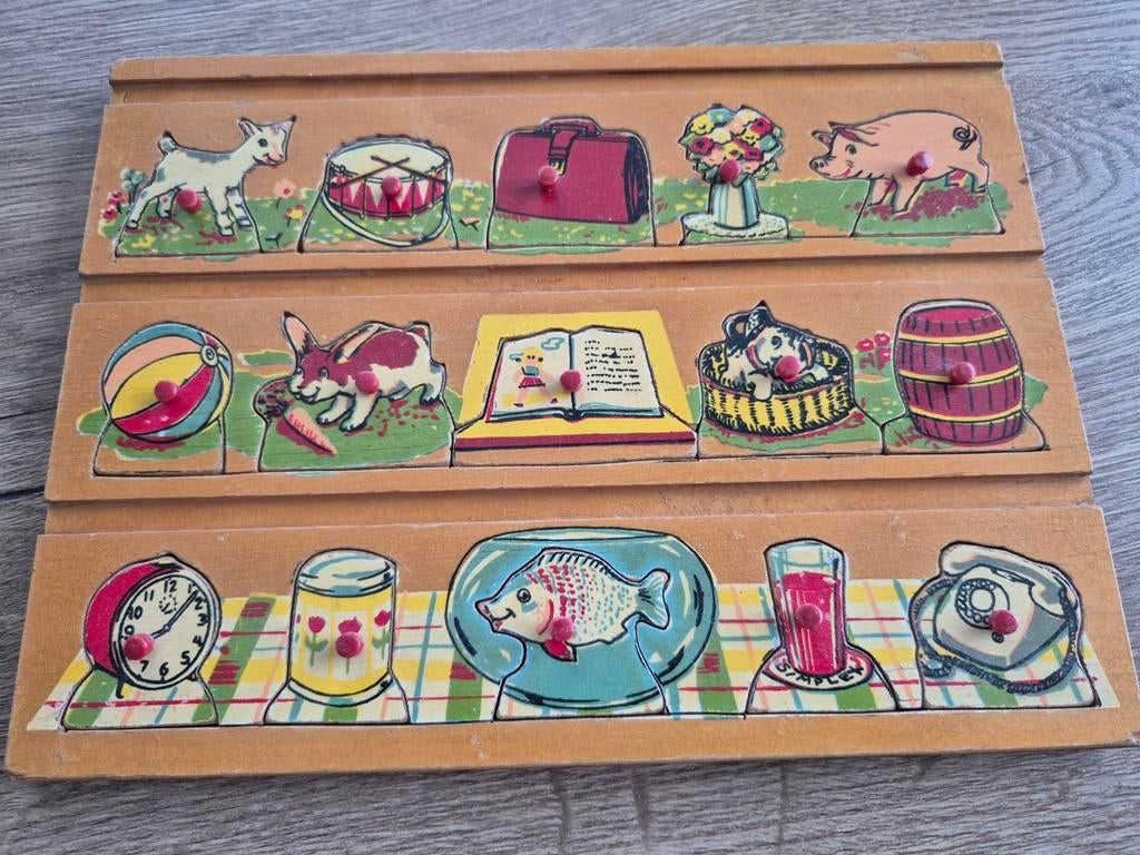 Mooie oude knopjes puzzel Jaren 50/60, Verzamelen, Ophalen of Verzenden, Zo goed als nieuw