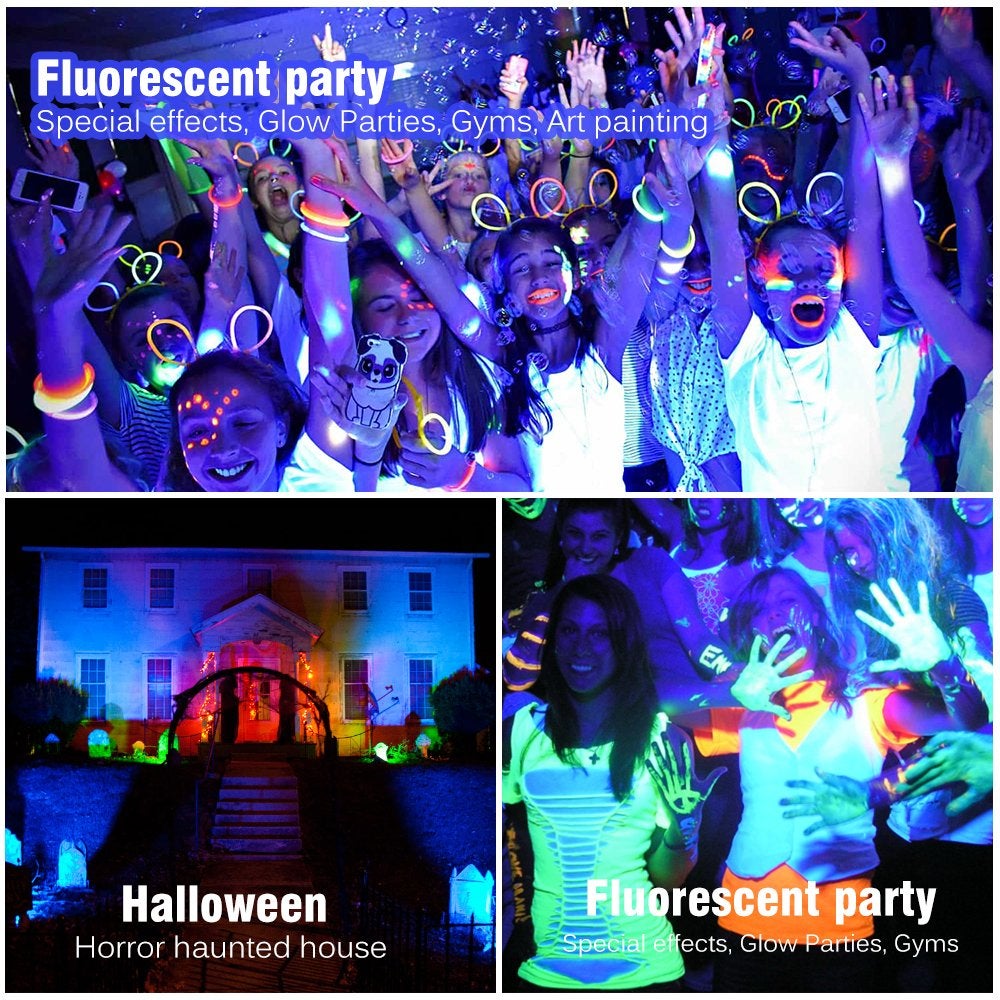 Blacklight uv glow verhuur Zwolle en omstreken, Hobby en Vrije tijd, Feestartikelen | Verhuur, Nieuw, Halloween of Griezel, Ophalen
