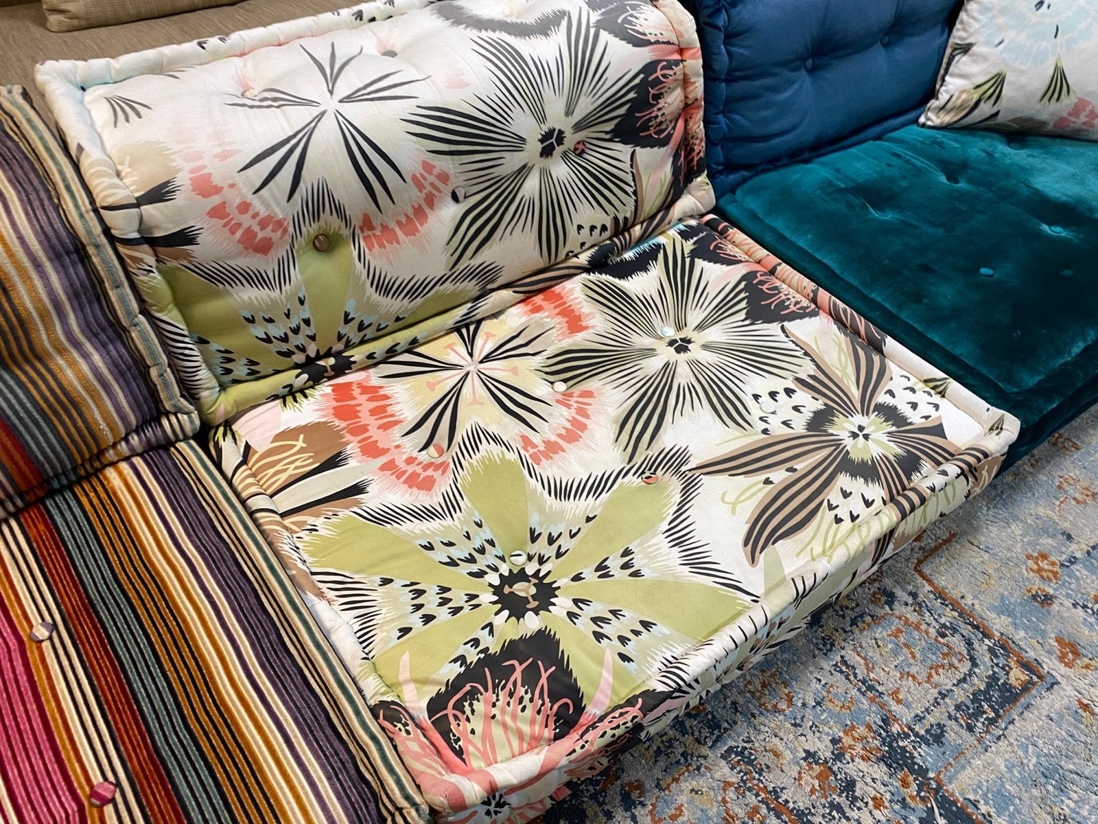 Roche Bobois Mah Jong sofa — Gratis levering, Gebruikt, Ophalen of Verzenden, Vierpersoons of meer, Stof