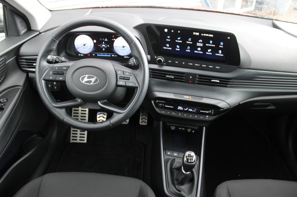 Hyundai Bayon 1.0 T-GDI Premium | LED | Camera | Cruise | Na, Auto's, Gebruikt, Zwart, Leder, Bedrijf