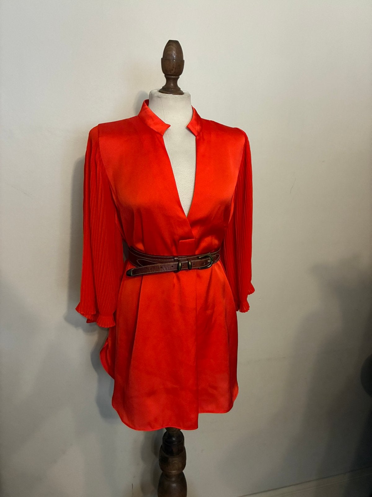 BY MALENE BIRGER BLOUSE/TUNIEK KORAAL/ORANJE, Kleding | Dames, Verzenden, Zo goed als nieuw, Maat 42/44 (L), Overige kleuren