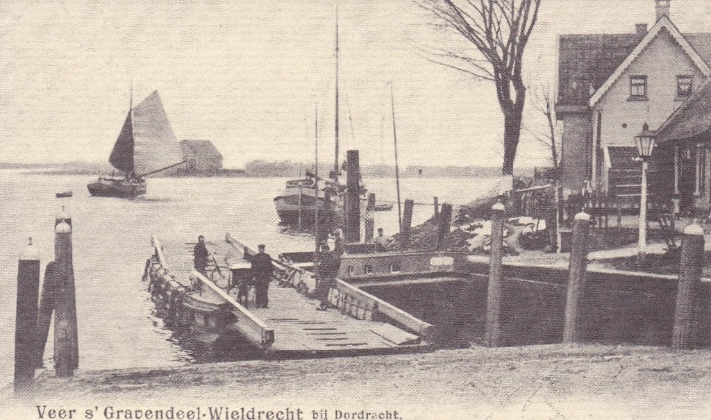 18544 Veers Graeendeel Wieldrecht bij Dordrecht Herdr 1905, Verzenden, 1960 tot 1980, Ongelopen, Zuid-Holland