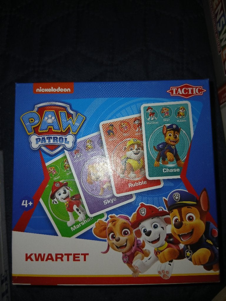 Kwartet Paw patrol, Ophalen, 10 tot 50 stukjes